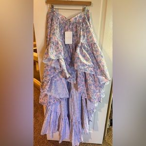 NET Selkie peony skirt floral
